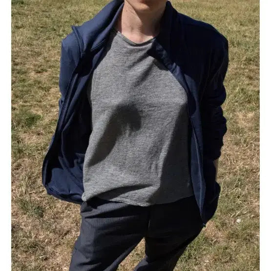 [BUNJANG] Mudule Black Neck Zip-up Jacket / 머듈 넥집업 블랙 3사이즈 mudule