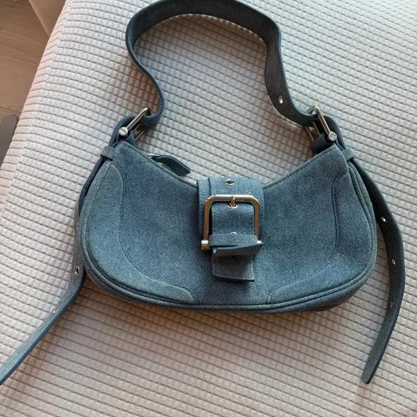[BUNJANG] OSOI Denim Sky Hobo Bag / osoi 호보백