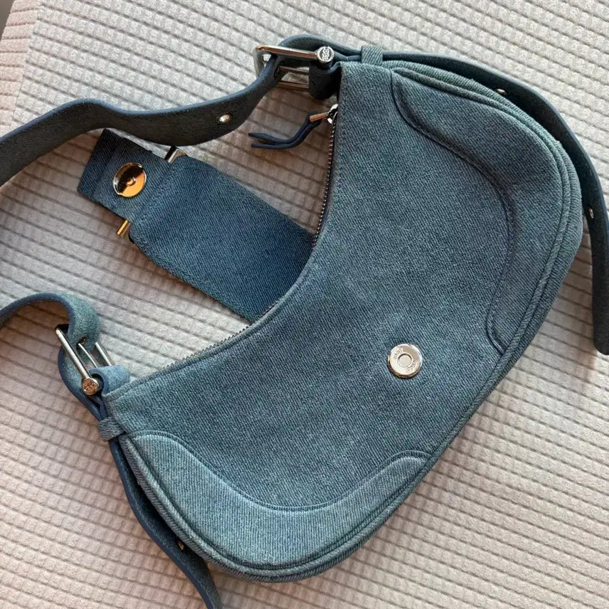[BUNJANG] OSOI Denim Sky Hobo Bag / osoi 호보백