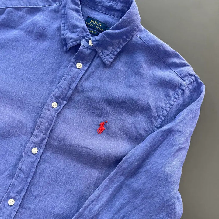 [BUNJANG] Polo Ralph Lauren Linen Relaxed Fit Shirt / [M] 폴로 랄프로렌 여성 린넨 셔츠 릴렉스 핏
