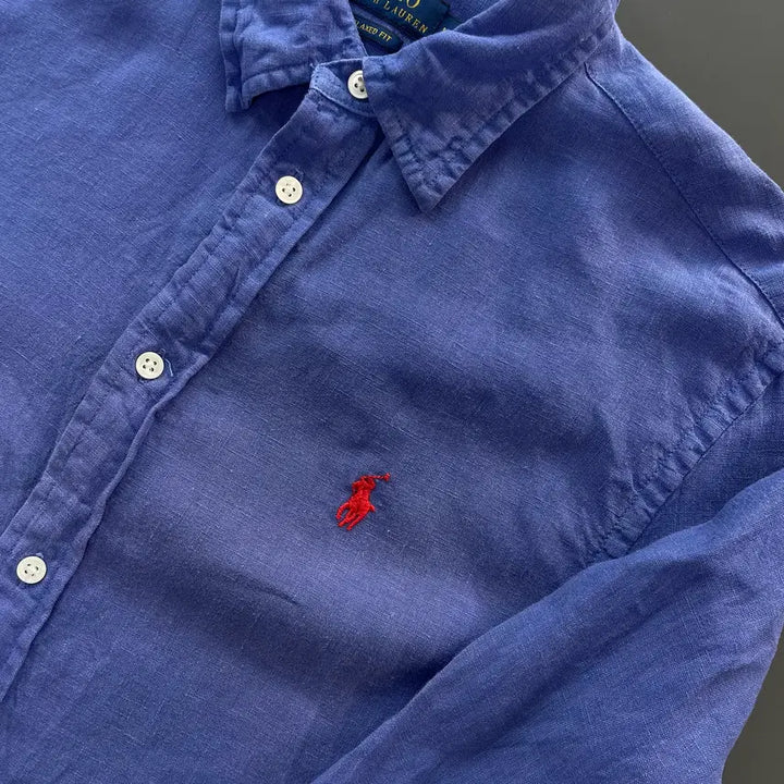 [BUNJANG] Polo Ralph Lauren Linen Relaxed Fit Shirt / [M] 폴로 랄프로렌 여성 린넨 셔츠 릴렉스 핏