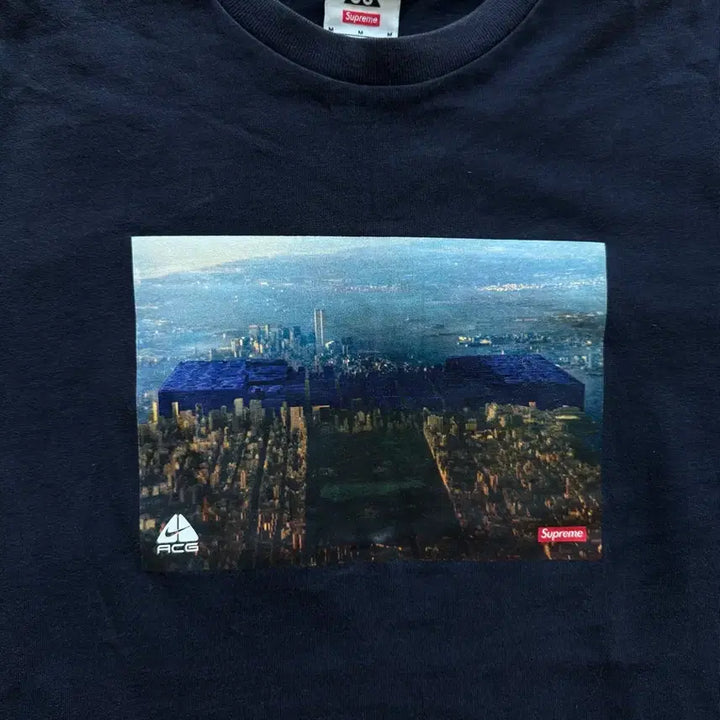 [BUNJANG] Supreme x Nike ACG Grid T-Shirt Black M / 슈프림 x 나이키 ACG 그리드 티셔츠 블랙 M - 22FW