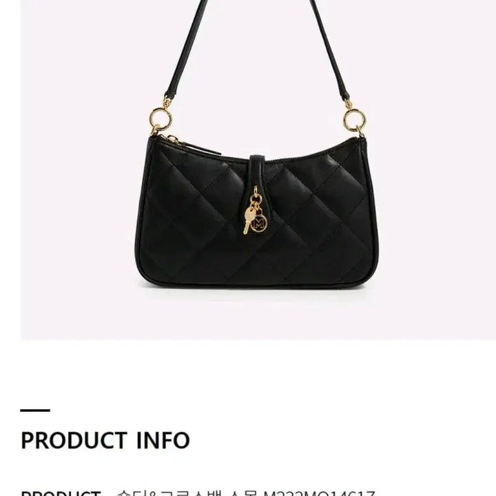 [BUNJANG] Metrocity Quilted Black Tote Bag / 메트로시티 퀼팅 블랙 가방 토트백 크로스백