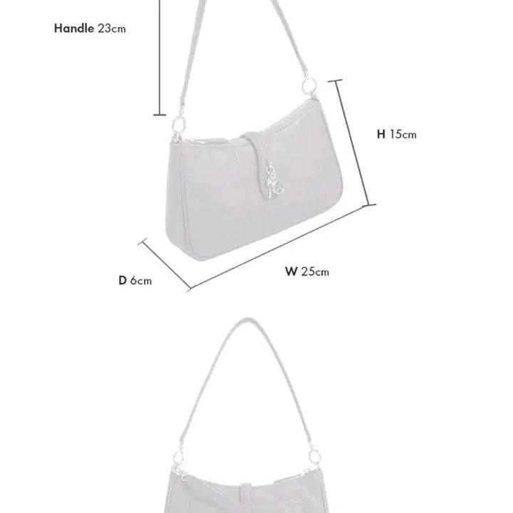 [BUNJANG] Metrocity Quilted Black Tote Bag / 메트로시티 퀼팅 블랙 가방 토트백 크로스백