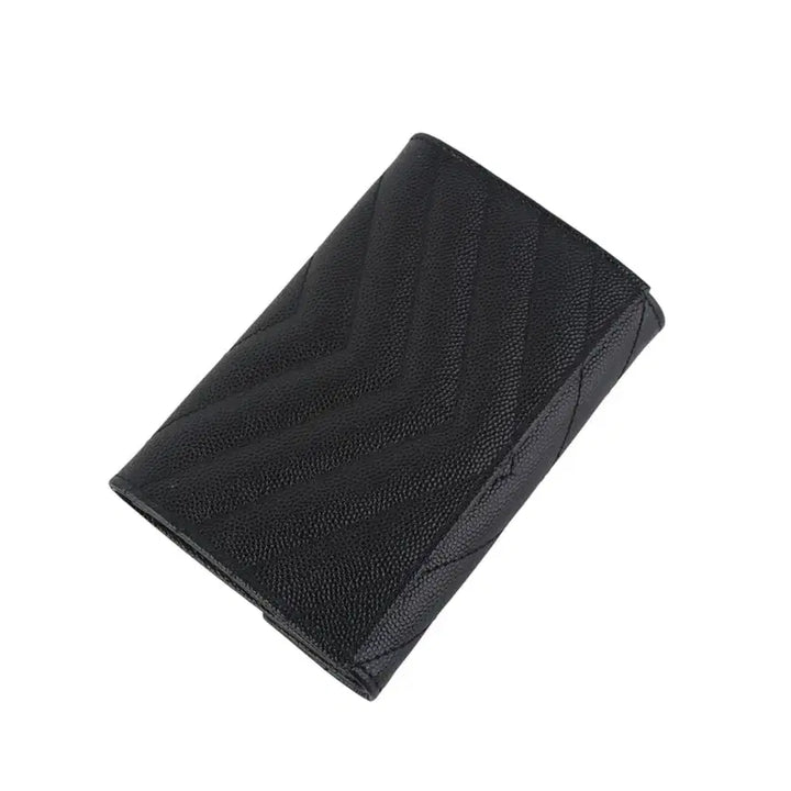 [BUNJANG] Saint Laurent Cassandra Matelassé Card Holder / 생로랑 414404 캐비어 카산드라 마틀라세 카드지갑37062Y-3