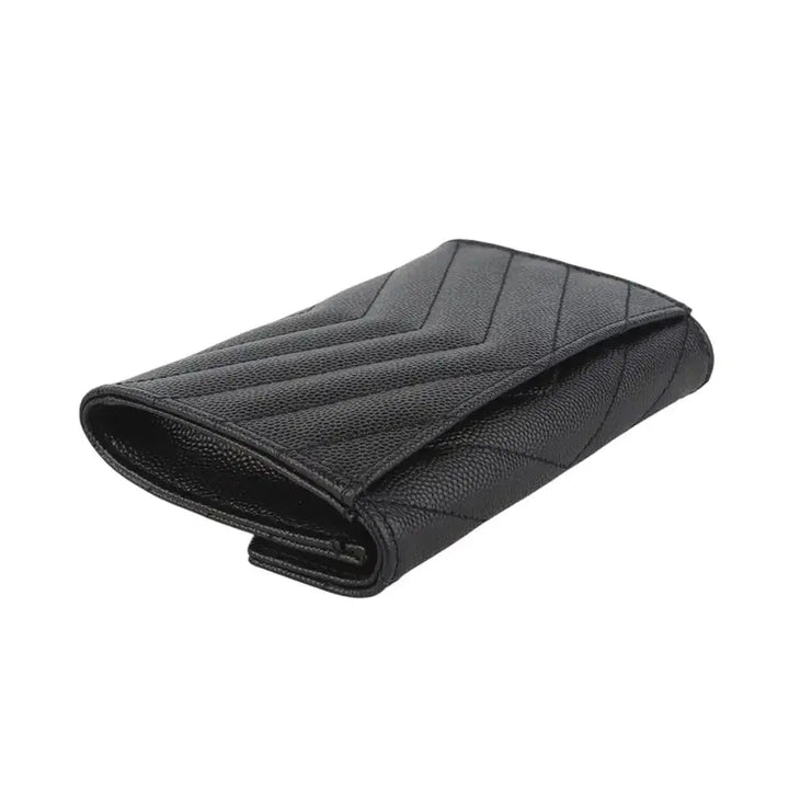 [BUNJANG] Saint Laurent Cassandra Matelassé Card Holder / 생로랑 414404 캐비어 카산드라 마틀라세 카드지갑37062Y-3