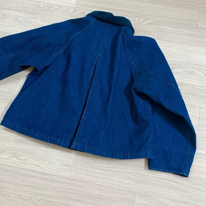 [BUNJANG] Uniqlo Utility Shorts Jacket Denim / 유니클로 유틸리티쇼츠재킷 데님