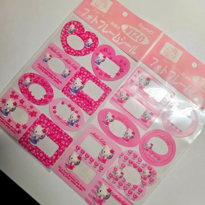[SOLD OUT] [ 고전 ] 키티 프레임 스티커 세트