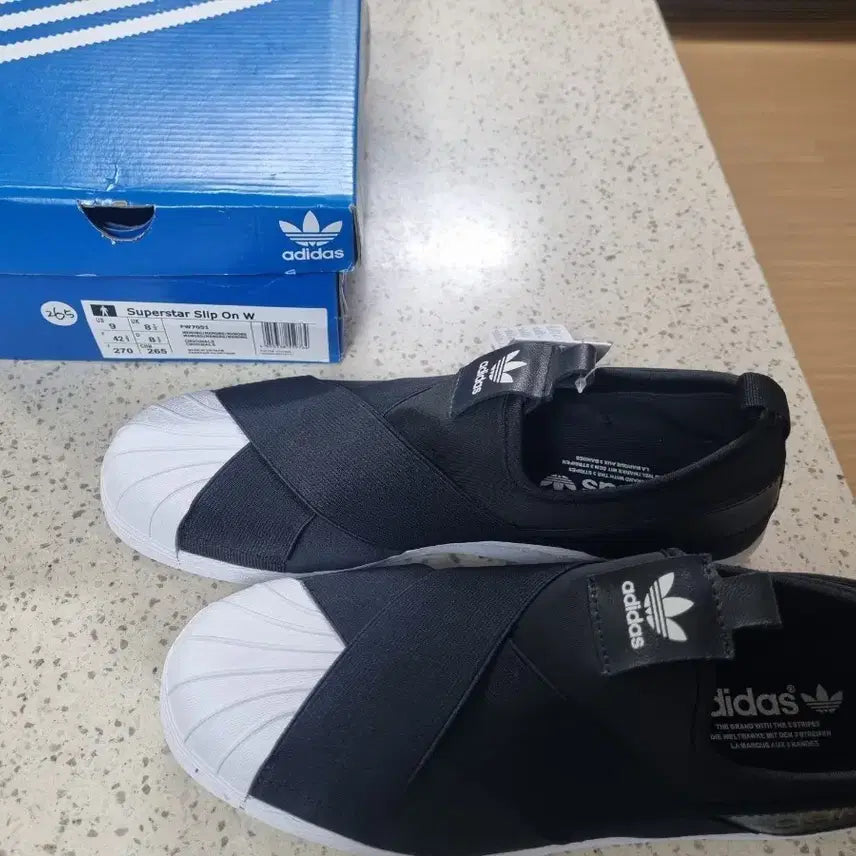 [BUNJANG] Adidas Superstar Slip-On Sneakers / 아디다스 슈퍼스타 슬립온