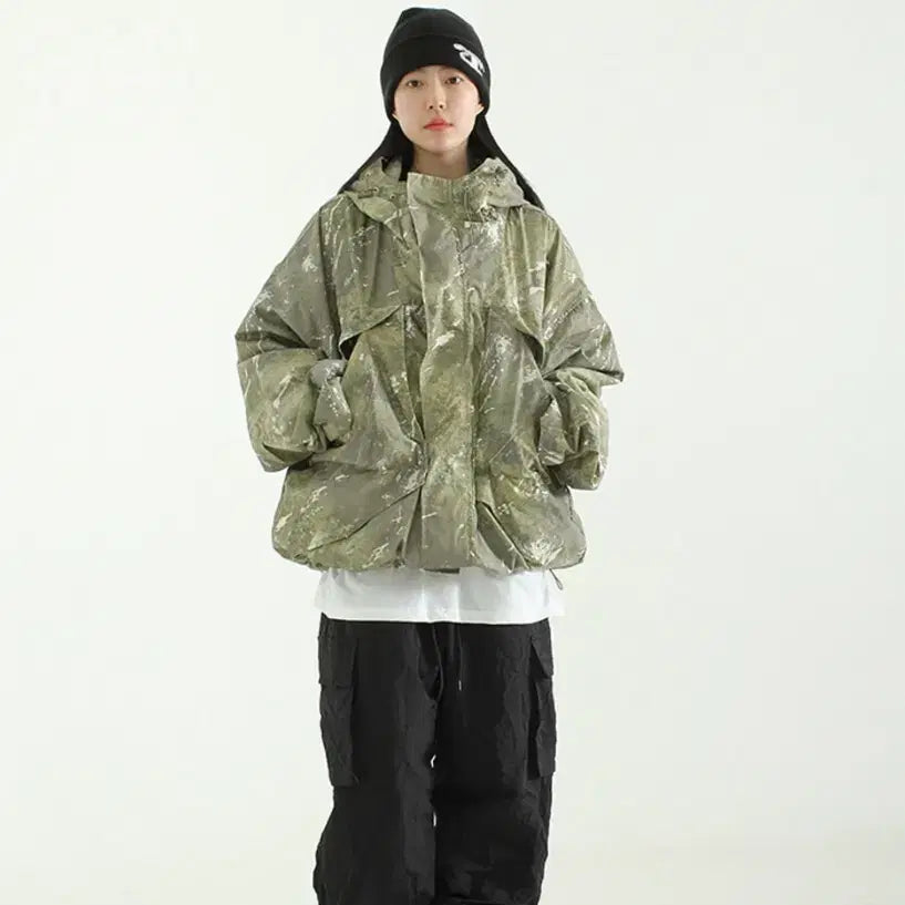 [SOLD OUT] [FREE] 타이다이 패턴 프린팅 후드 아노락