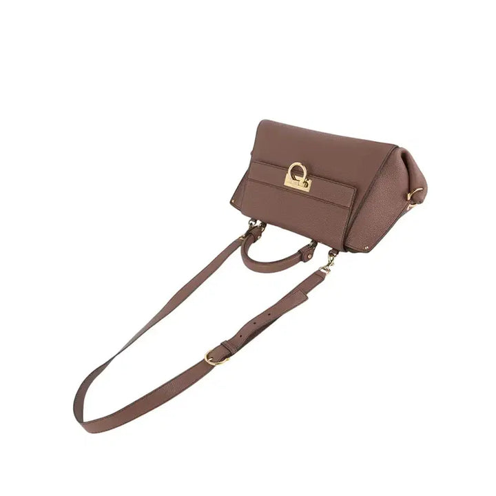 [BUNJANG] Ferragamo Sofia Bag Medium 21-F606 Gold Gancini / 페라가모 21-F606 금장 간치니 소피아백 미듐37062Y-4