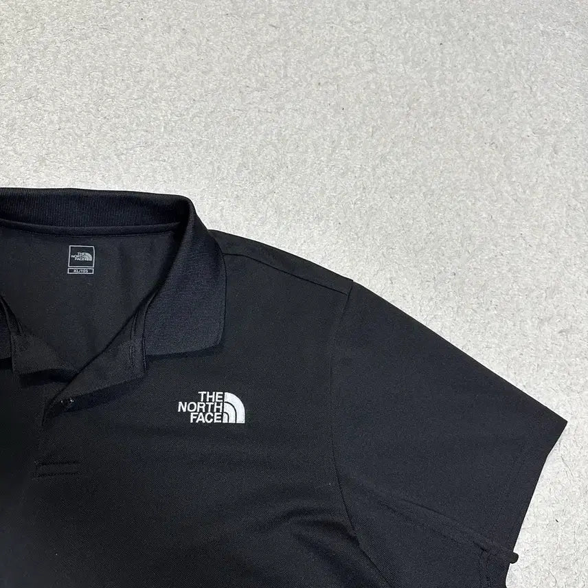 [SOLD OUT] 노스페이스 블랙 반팔 카라티 기능성 xl 105