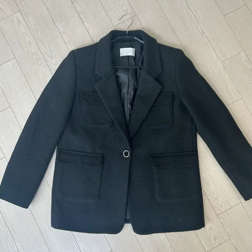 [BUNJANG] Tweed Black Jacket / 겨울 트위드 자켓