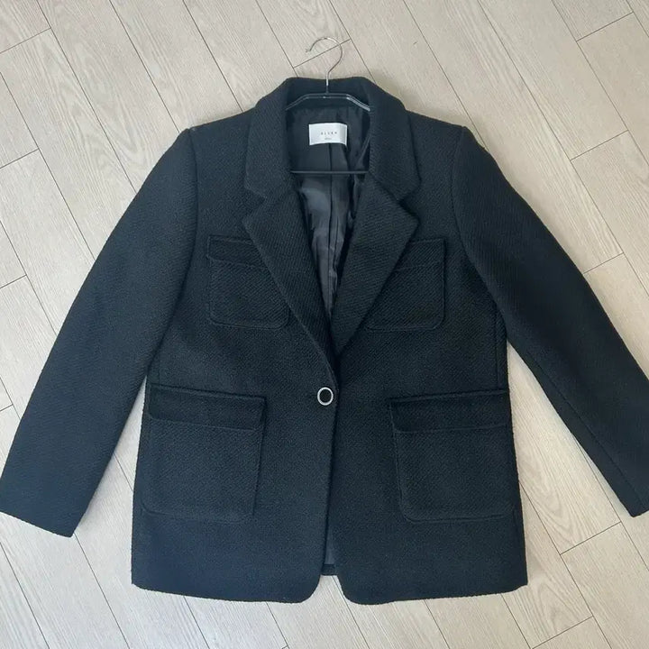 [BUNJANG] Tweed Black Jacket / 겨울 트위드 자켓
