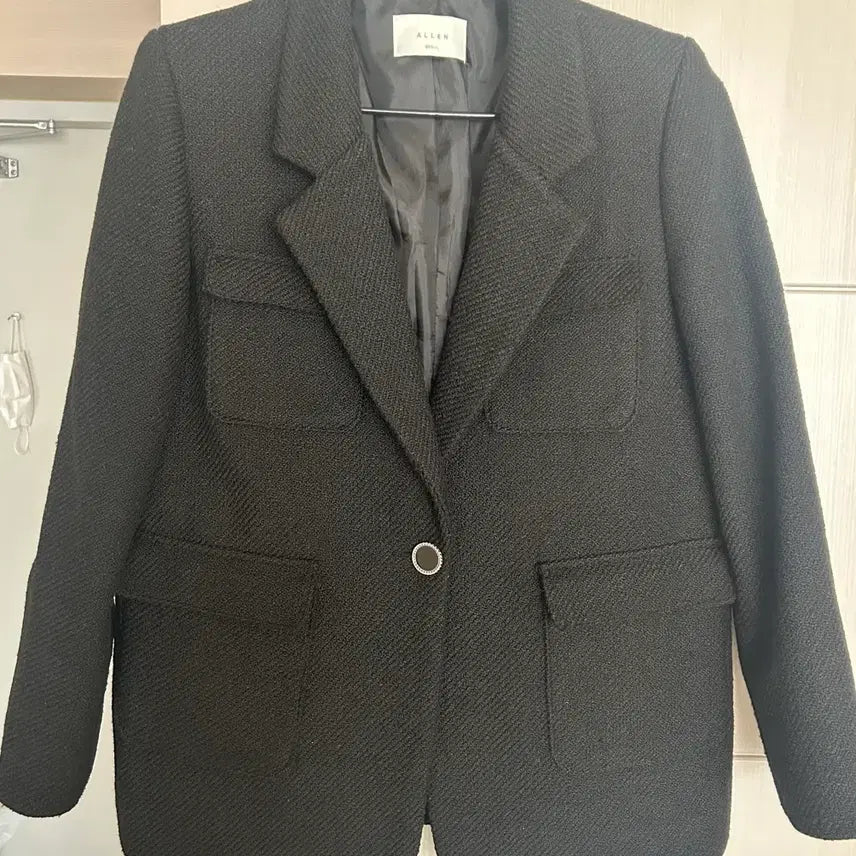 [BUNJANG] Tweed Black Jacket / 겨울 트위드 자켓