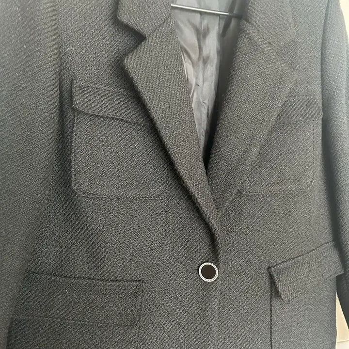[BUNJANG] Tweed Black Jacket / 겨울 트위드 자켓