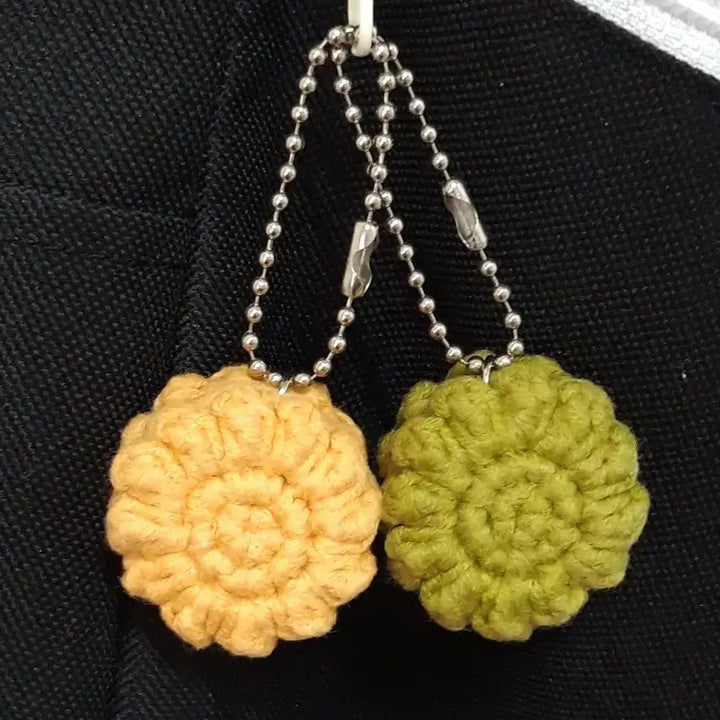 [BUNJANG] Handmade Assorted Keyring Bundle Set / 키링 40개 일괄/국화빵/동물/해바라기/선물사은품용/군번줄