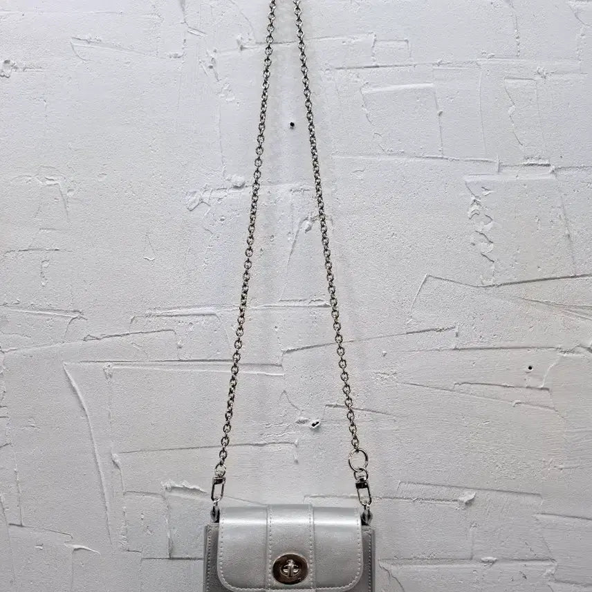 [BUNJANG] ALICE MARTHA Nifi Silver Crossbody Bag / ALICE MARTHA 니피 실버