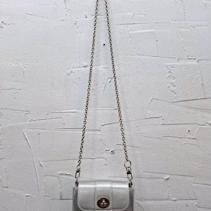 [BUNJANG] ALICE MARTHA Nifi Silver Crossbody Bag / ALICE MARTHA 니피 실버