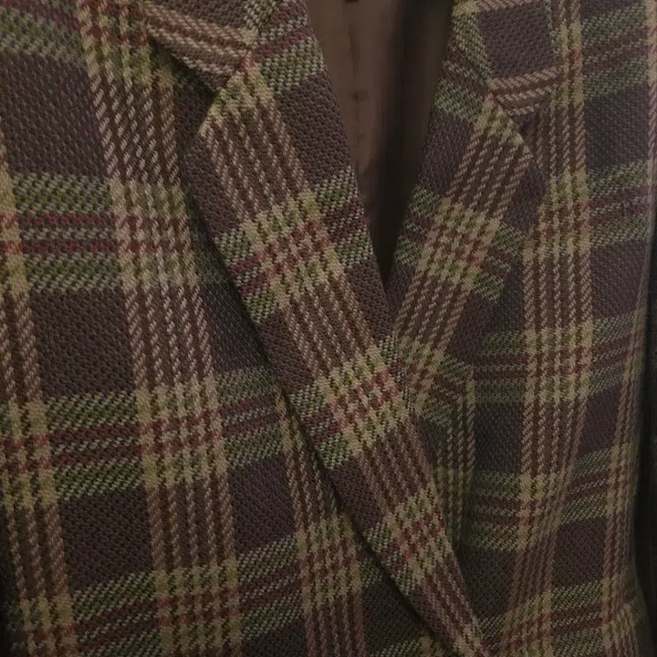 [BUNJANG] ESSLEY Vintage Check Jacket / 일본 빈티지 ESSLEY 체크 자켓 5ap사이즈