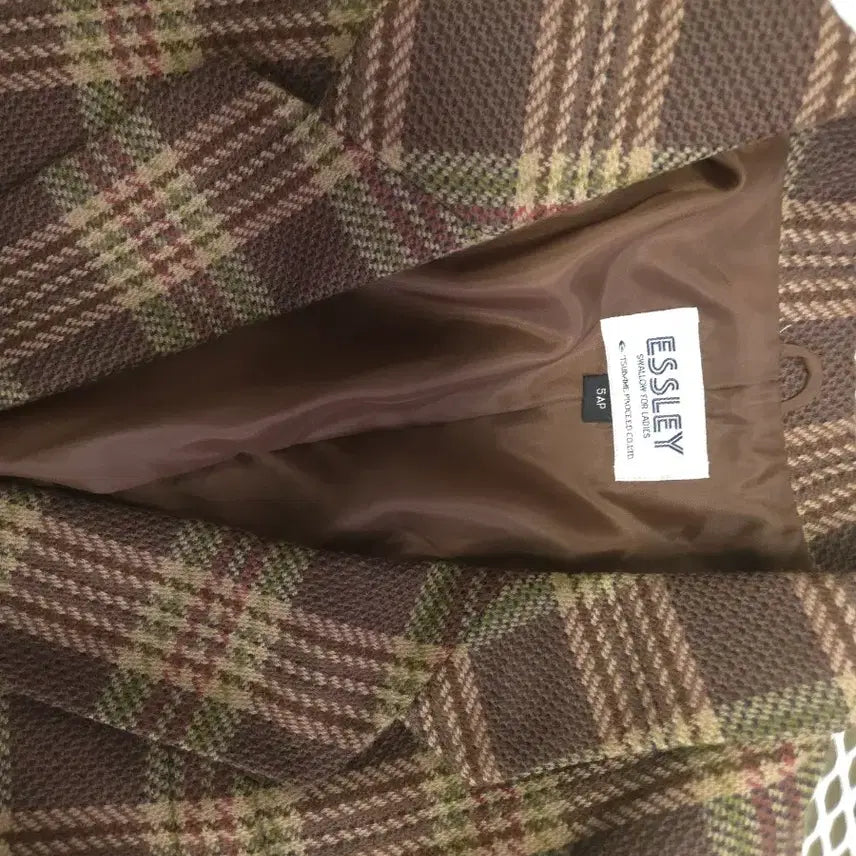 [BUNJANG] ESSLEY Vintage Check Jacket / 일본 빈티지 ESSLEY 체크 자켓 5ap사이즈