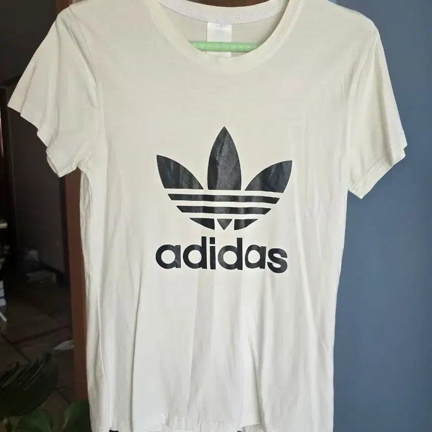 [BUNJANG] Adidas Originals Ivory T-shirt / 아디다스 오리지널스 반팔티 아이보리