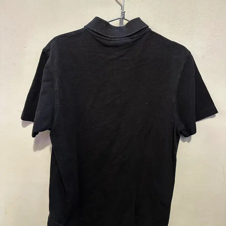 [BUNJANG] Lacoste Black Short Sleeve Polo Shirt / 라코스테 블랙 반팔 카라티셔츠
