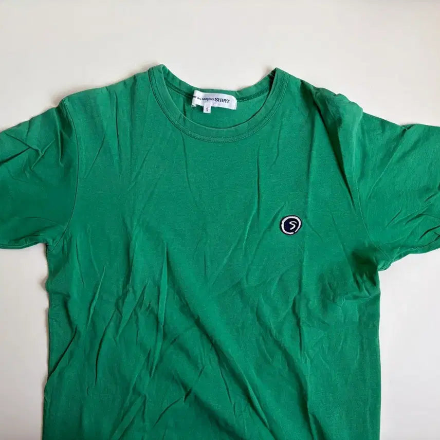 [SOLD OUT] 꼼데가르송 반팔 티셔츠 그린 S