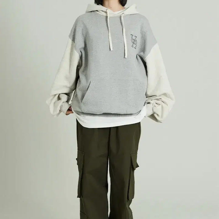 [SOLD OUT] (L) 어반스터프 컬러 매칭 후디 그레이