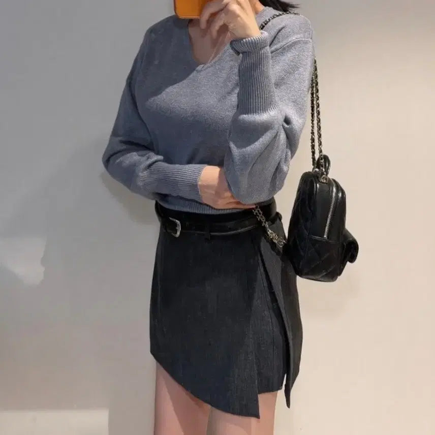[BUNJANG] Black Quilted Chain Backpack / 블랙 백팩 체인백