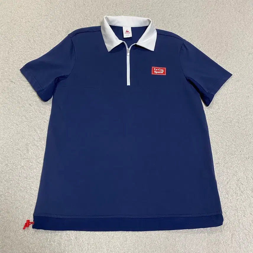 [BUNJANG] Le Coq Sportif Navy Polo Shirt / 르꼬끄 스포르티브 네이비 반팔 카라티 m 95