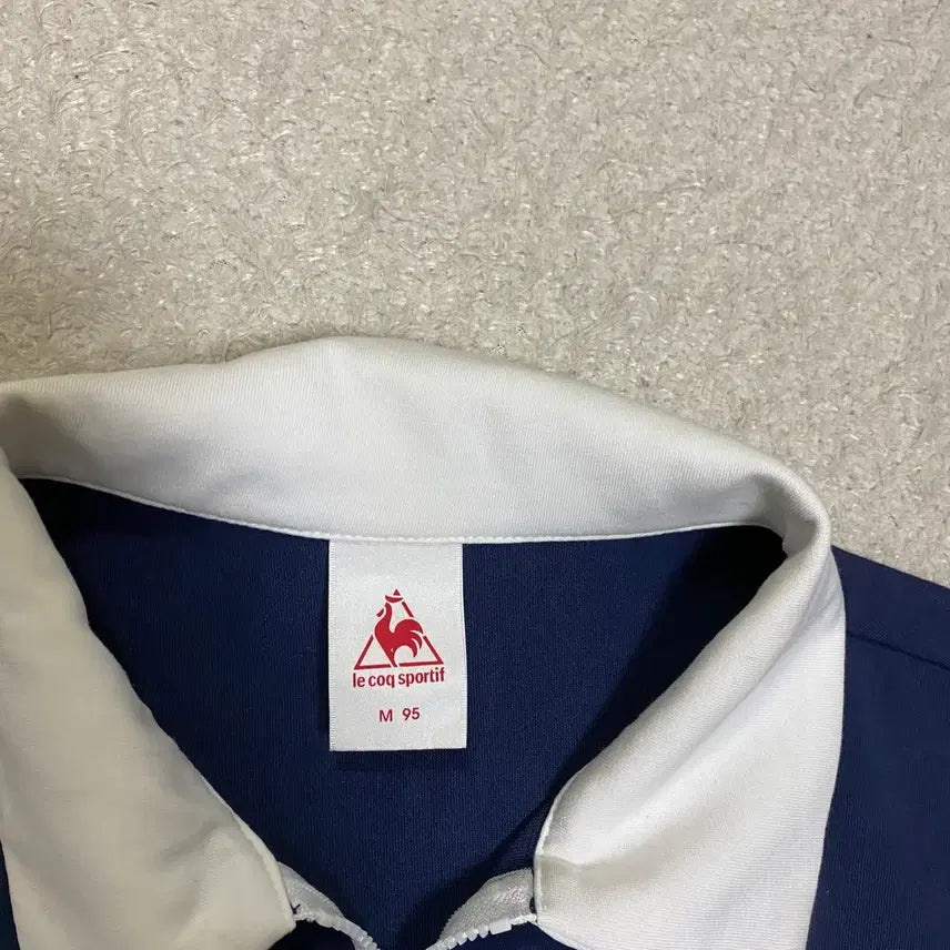 [BUNJANG] Le Coq Sportif Navy Polo Shirt / 르꼬끄 스포르티브 네이비 반팔 카라티 m 95