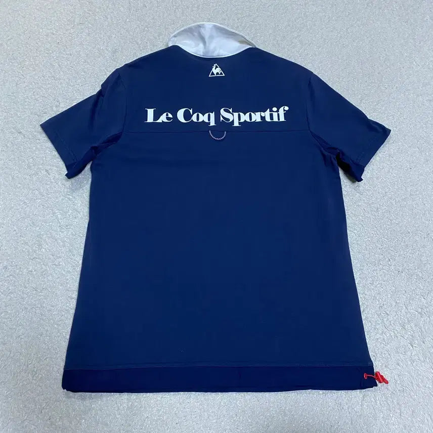 [BUNJANG] Le Coq Sportif Navy Polo Shirt / 르꼬끄 스포르티브 네이비 반팔 카라티 m 95