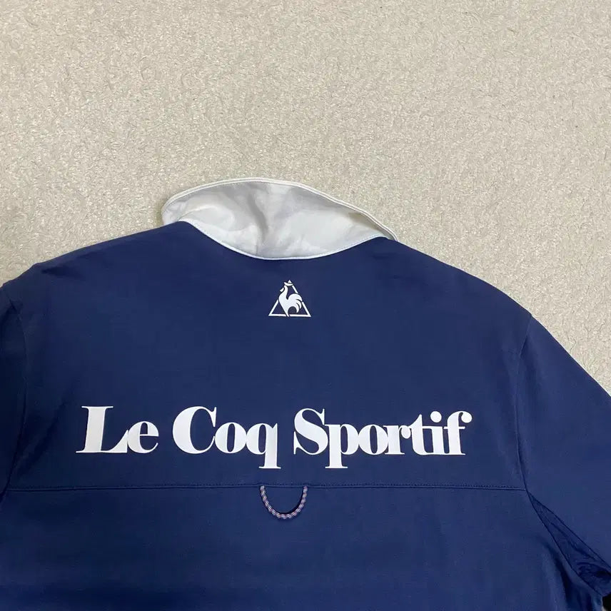 [BUNJANG] Le Coq Sportif Navy Polo Shirt / 르꼬끄 스포르티브 네이비 반팔 카라티 m 95