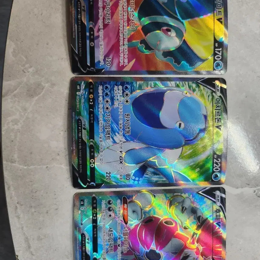 [BUNJANG] Hoopa V, Arcanine V, Neo Light SR Card Set / 후파v SR 어치르돈v SR 네오라이트v SR