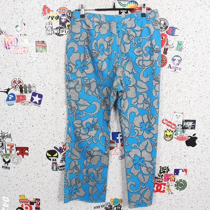 [BUNJANG] Laurellya Floral Pattern Pants / 여성73/ 로렐리아 플로럴 패턴 팬츠 바지 BL 0-32