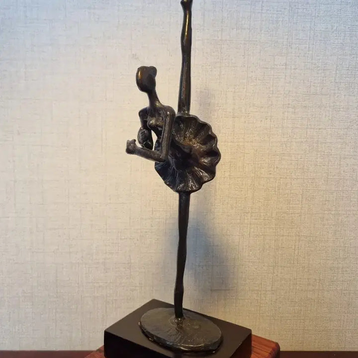 [BUNJANG] Bronze Ballerina Sculpture / [미니 동 브론즈 작품]  발레리나   - 총 높이 31cm