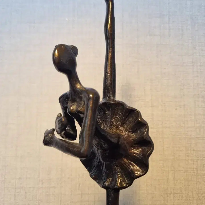 [BUNJANG] Bronze Ballerina Sculpture / [미니 동 브론즈 작품]  발레리나   - 총 높이 31cm