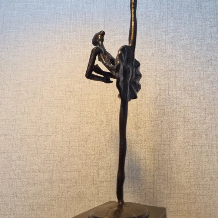 [BUNJANG] Bronze Ballerina Sculpture / [미니 동 브론즈 작품]  발레리나   - 총 높이 31cm