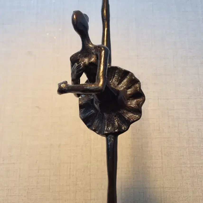 [BUNJANG] Bronze Ballerina Sculpture / [미니 동 브론즈 작품]  발레리나   - 총 높이 31cm