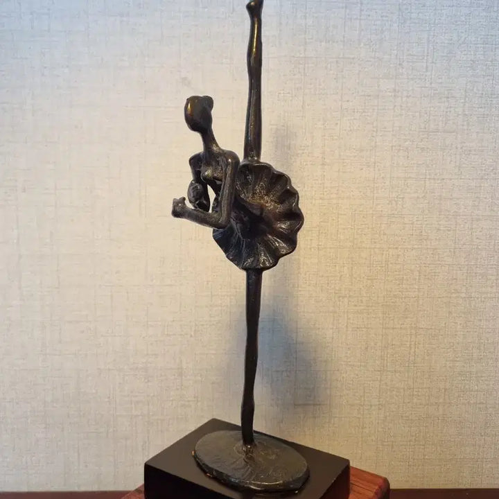 [BUNJANG] Bronze Ballerina Sculpture / [미니 동 브론즈 작품]  발레리나   - 총 높이 31cm