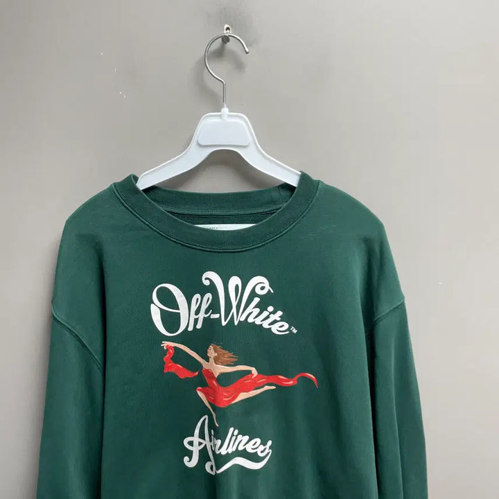 [BUNJANG] Off-White Airline Sweatshirt / 18FW 오프화이트 에어라인 스웻셔츠