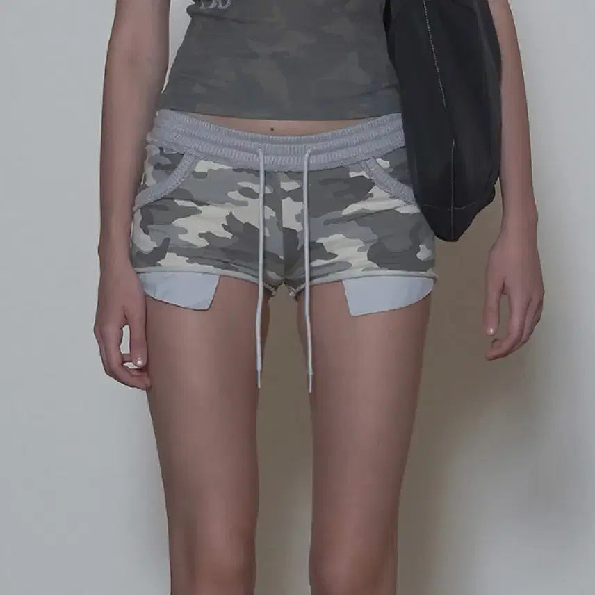 [SOLD OUT] [새상품] 스컬프터 Camouflage Shorts Ash M