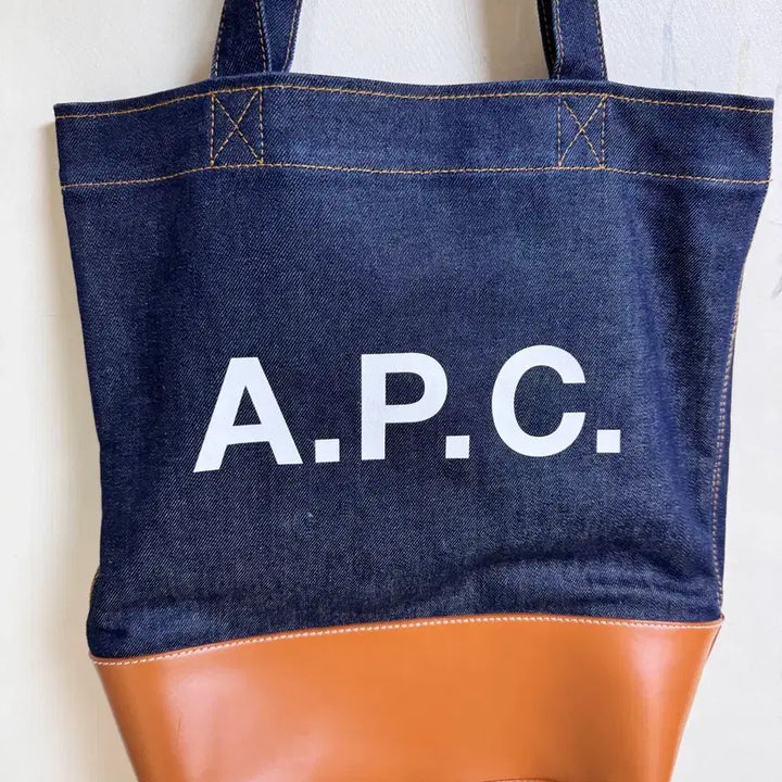 [BUNJANG] A.P.C. Denim Tote Bag / A.P.C. 데님 도트백