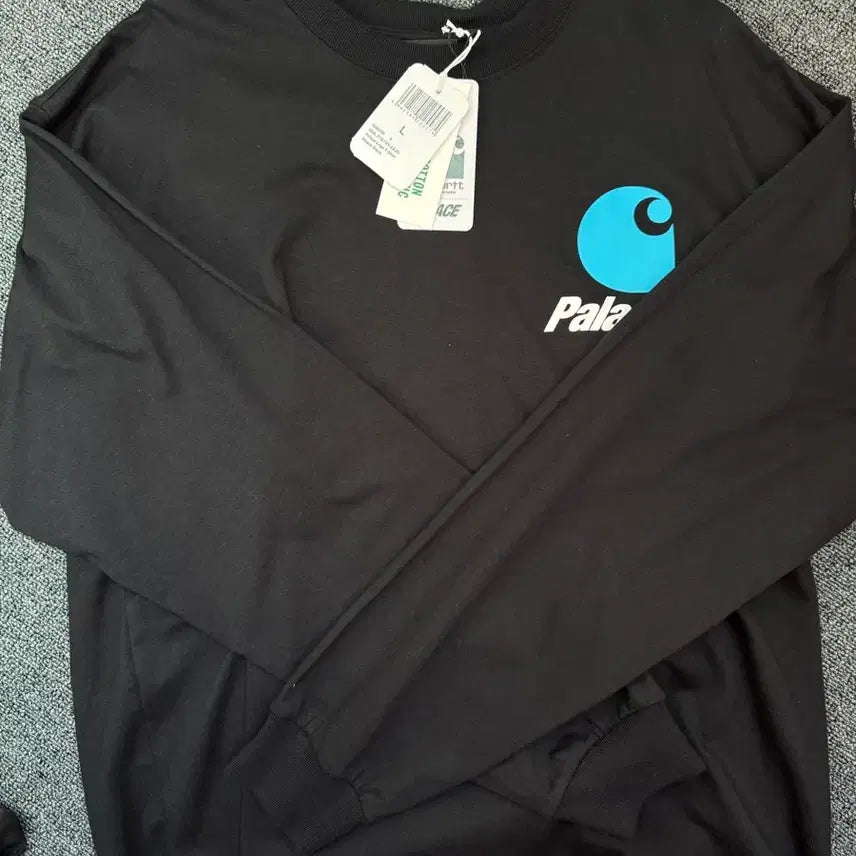 [BUNJANG] Palace X Carhartt WIP Logo Long Sleeve Shirt / 팔라스X칼하트 WIP로고 롱슬리브