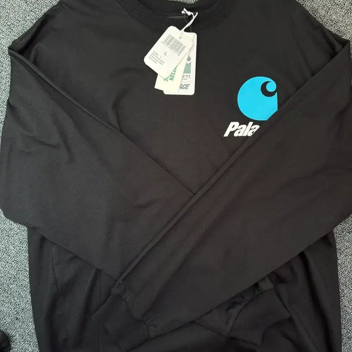 [BUNJANG] Palace X Carhartt WIP Logo Long Sleeve Shirt / 팔라스X칼하트 WIP로고 롱슬리브