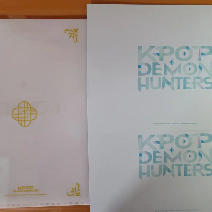 [BUNJANG] K-Pop Demon Hunters L-File + Poster / 케이팝 데몬 헌터스 L자화일+포스터 케데헌