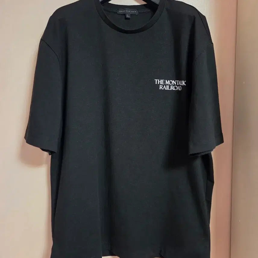 [SOLD OUT] SPAO FOR MEN 검정 반팔 티셔츠