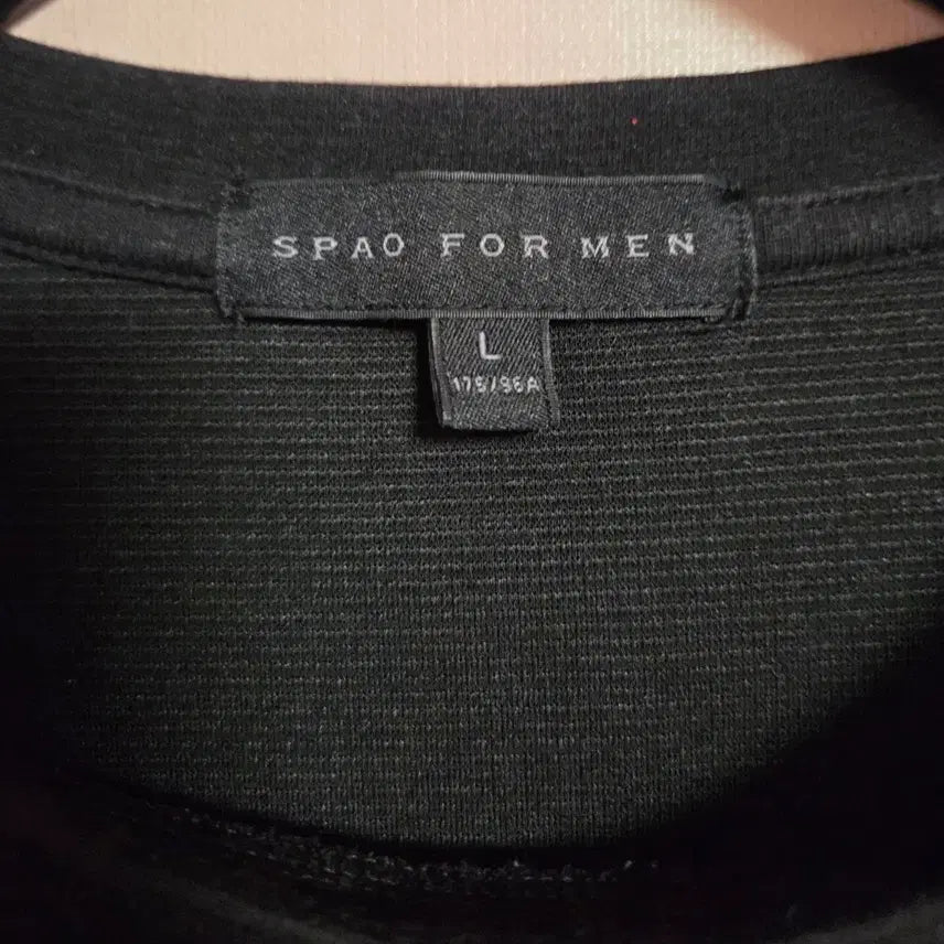 [SOLD OUT] SPAO FOR MEN 검정 반팔 티셔츠