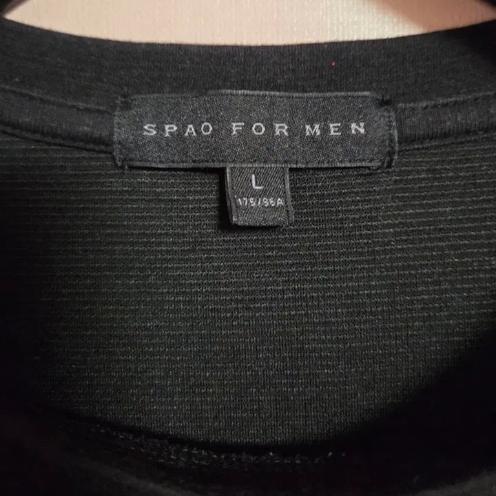 [SOLD OUT] SPAO FOR MEN 검정 반팔 티셔츠